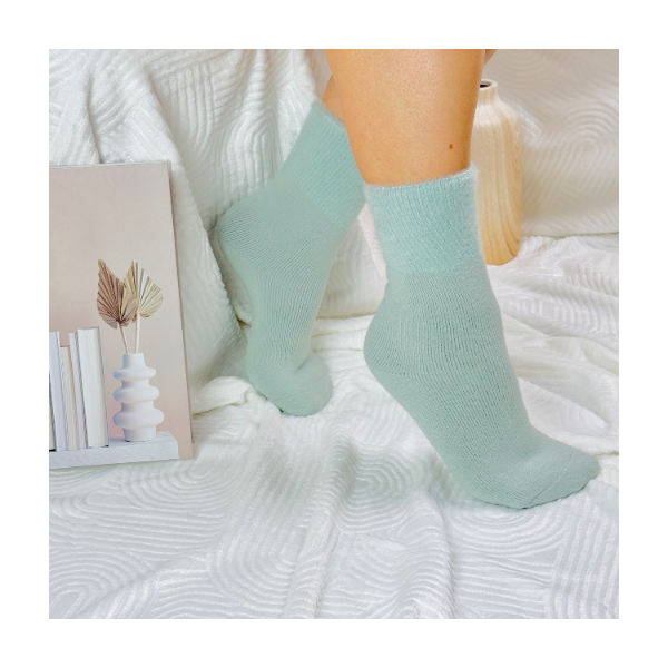 Skarpetki termiczne alpaka grube morskie 39-42