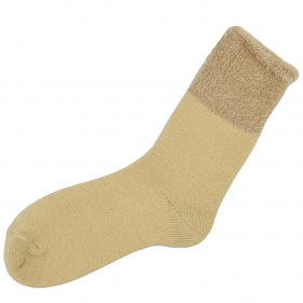 Skarpetki termiczne alpaka grube jasny beż 39-42
