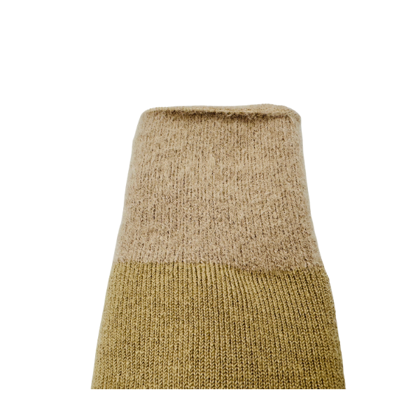 Skarpetki termiczne alpaka grube ciemny beż 39-42