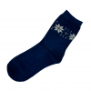 Skarpetki angora wzór norweski granat 39-42