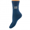 Skarpetki angora wzór norweski granat 39-42