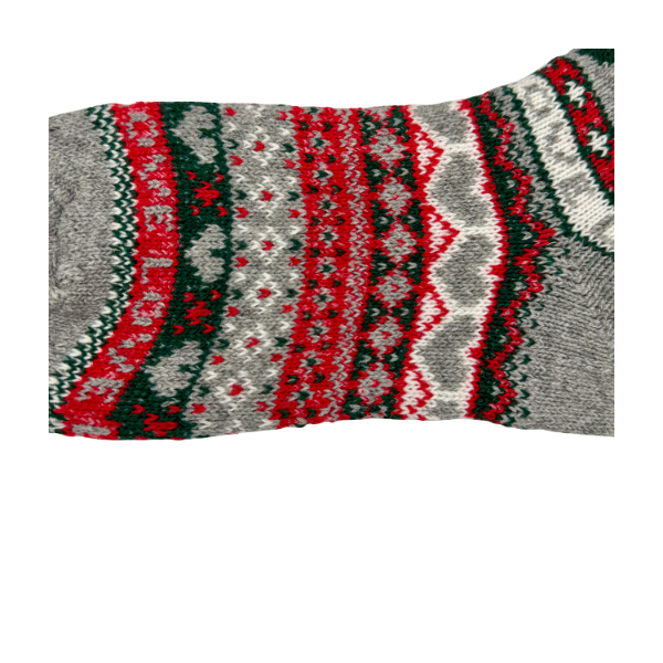 Skarpetki angora termiczne ciepłe szare zimowe wzory 39-42