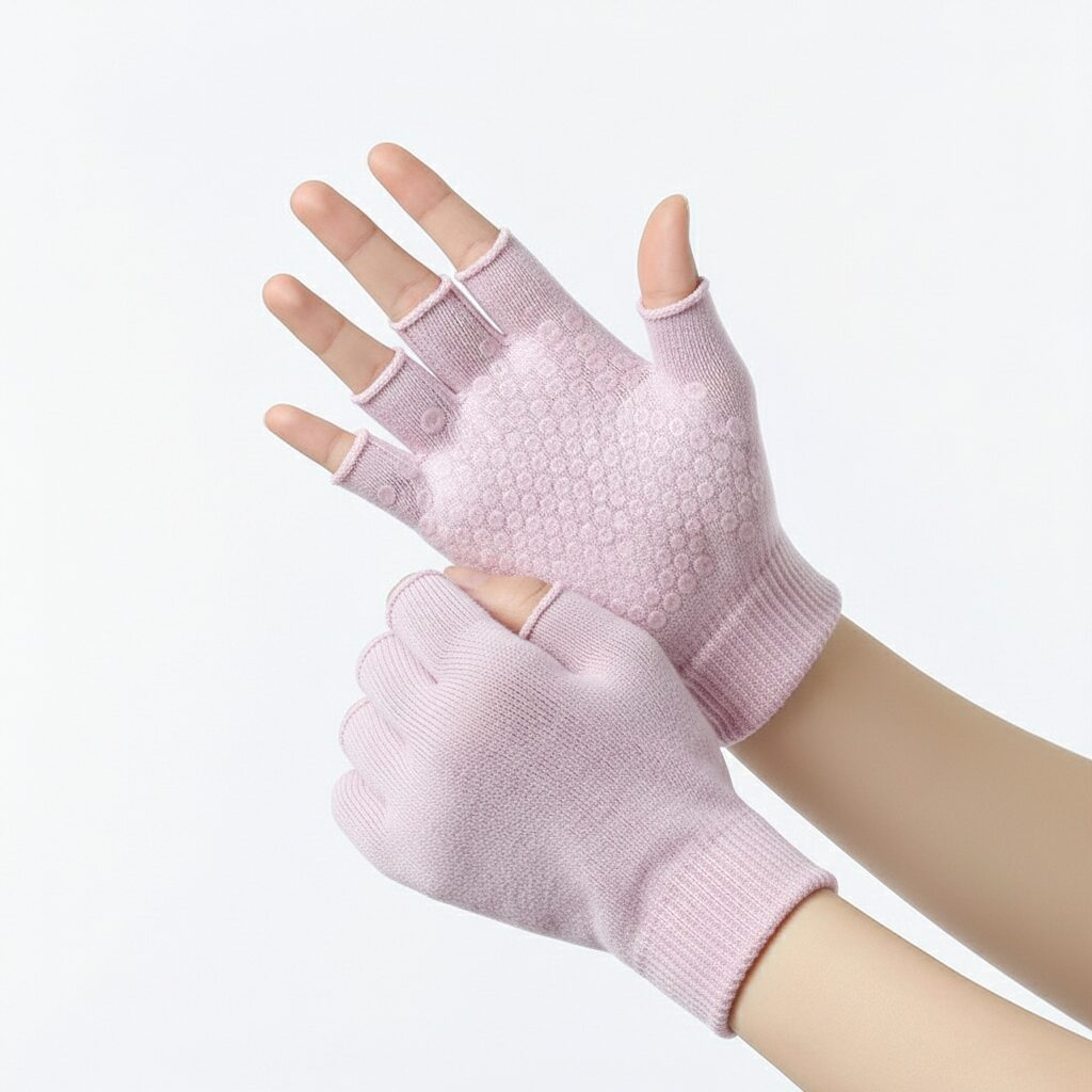 Rękawiczki antypoślizgowe joga pilates gimnastyka