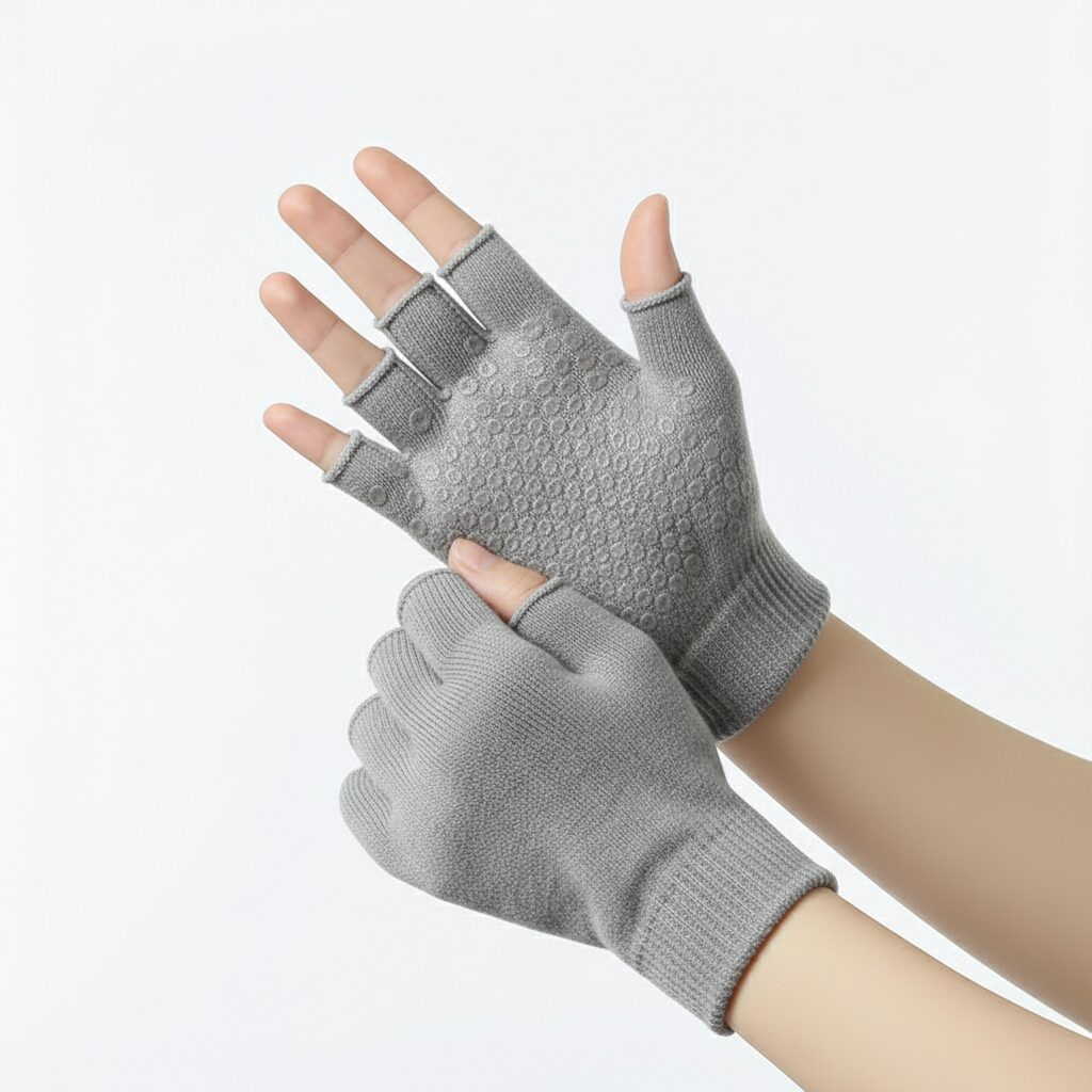 Rękawiczki antypoślizgowe joga pilates gimnastyka